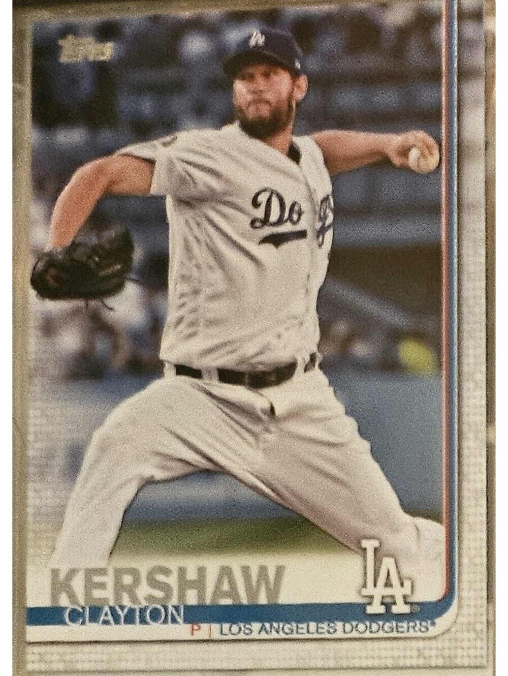 2019 Topps - Pitching #10 Clayton Kershaw - Dodgers